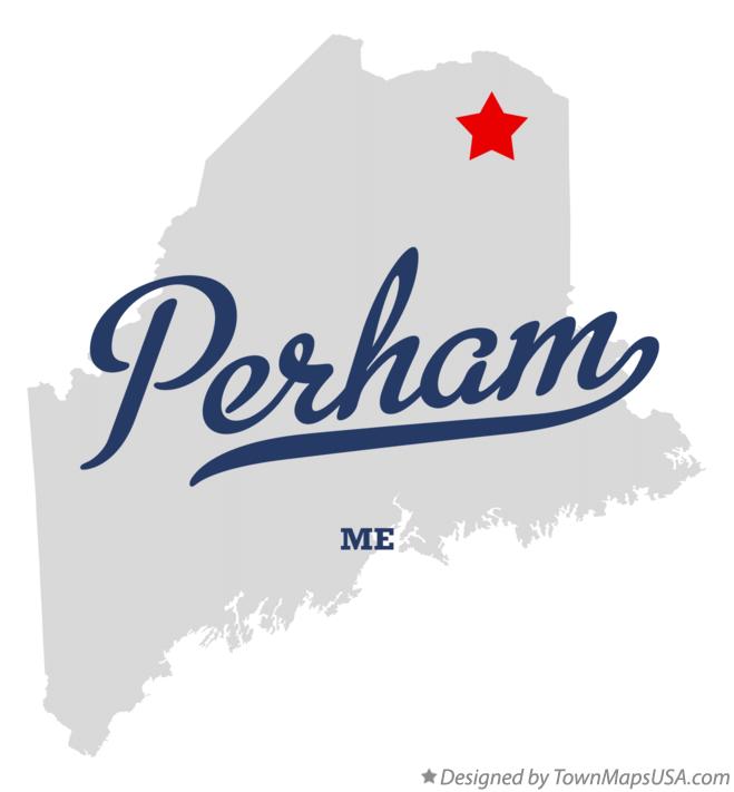 Map of Perham Maine ME