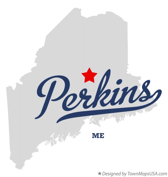 Map of Perkins Maine ME