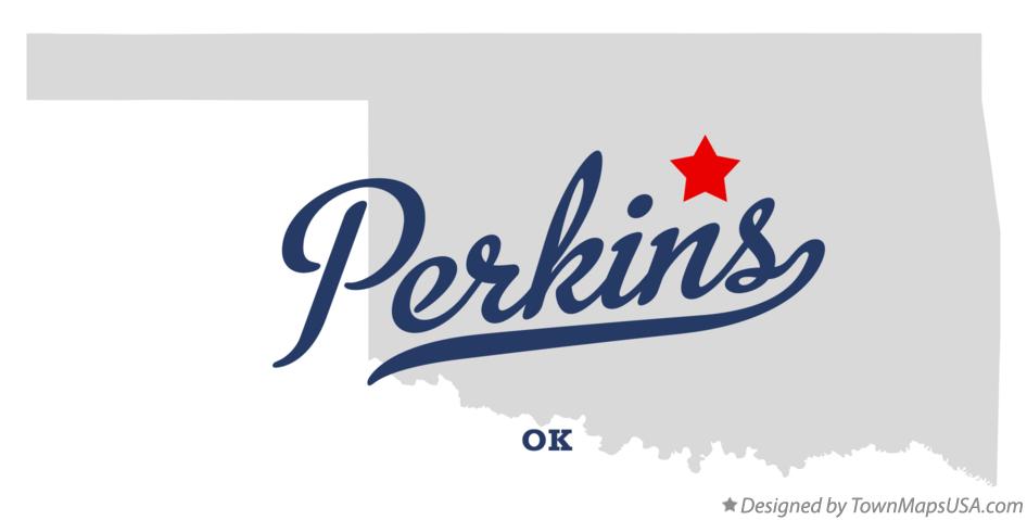 Map of Perkins Oklahoma OK