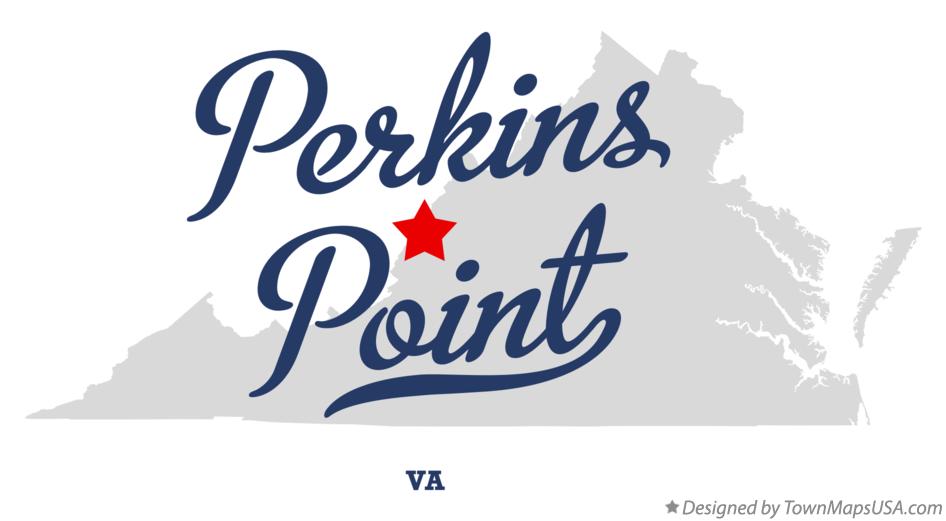 Map of Perkins Point Virginia VA