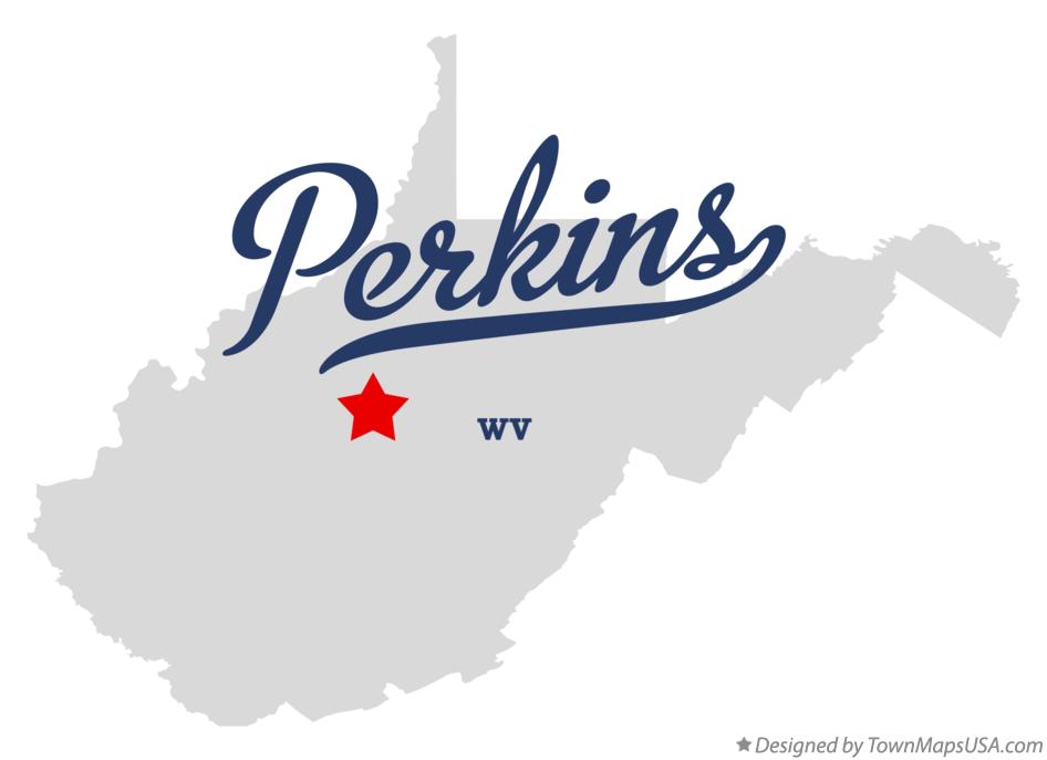 Map of Perkins West Virginia WV