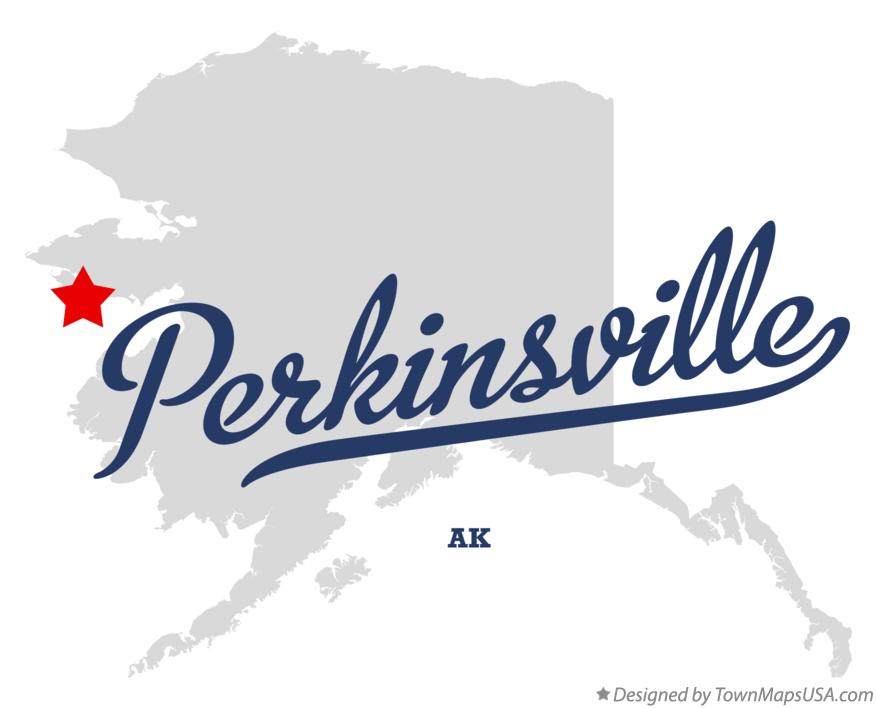 Map of Perkinsville Alaska AK