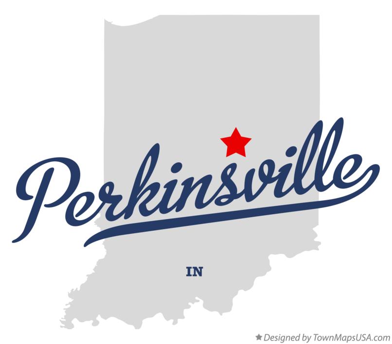 Map of Perkinsville Indiana IN