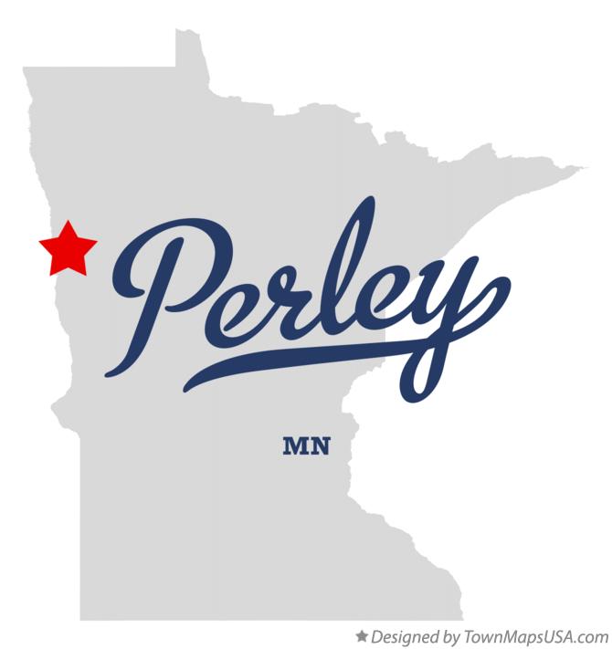 Map of Perley Minnesota MN