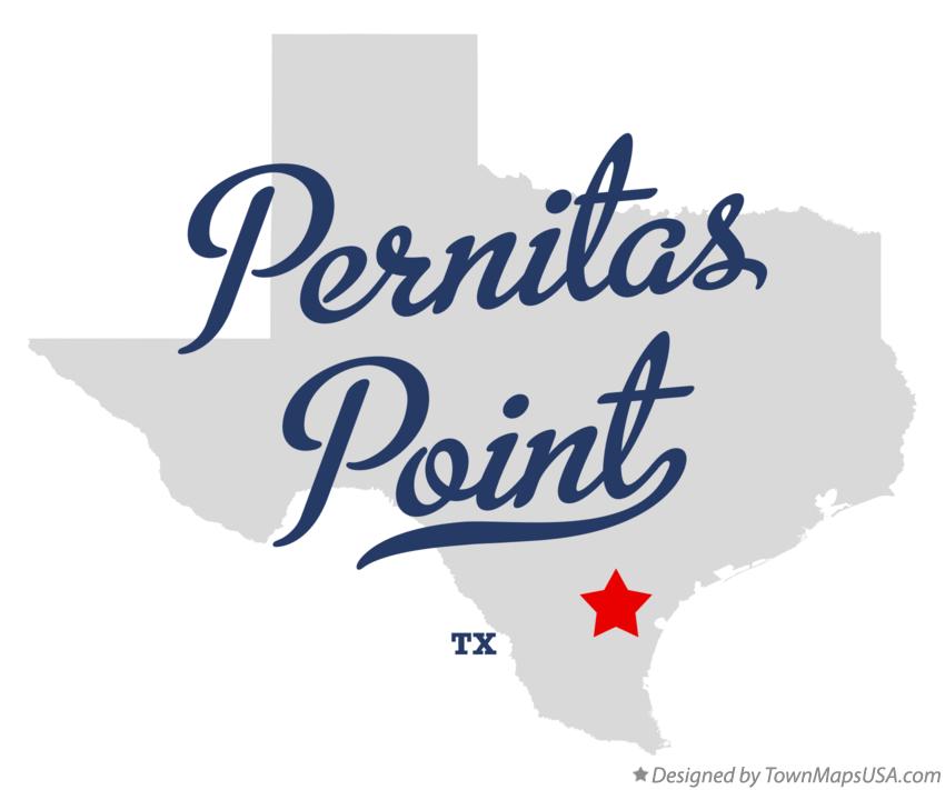 Map of Pernitas Point Texas TX