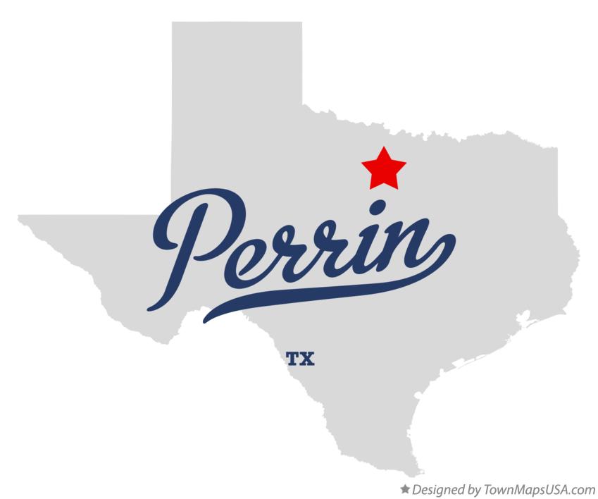 Map of Perrin Texas TX