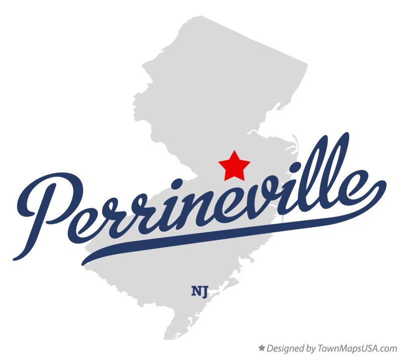Map of Perrineville New Jersey NJ