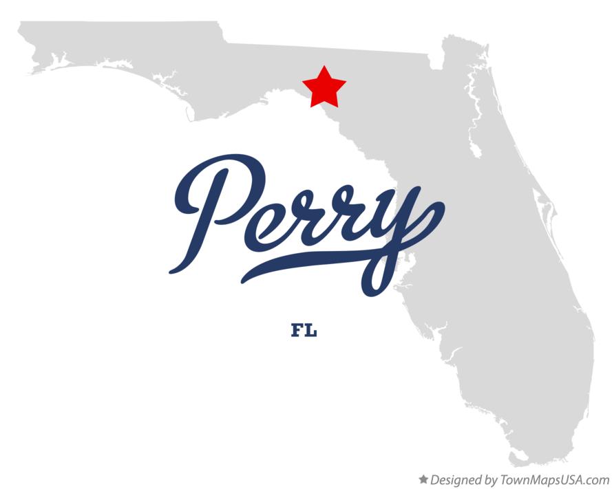 Map of Perry Florida FL