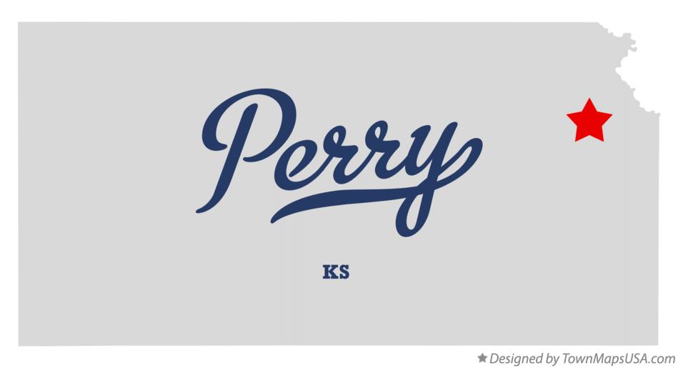 Map of Perry Kansas KS