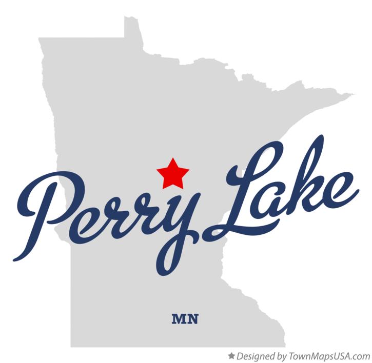 Map of Perry Lake Minnesota MN