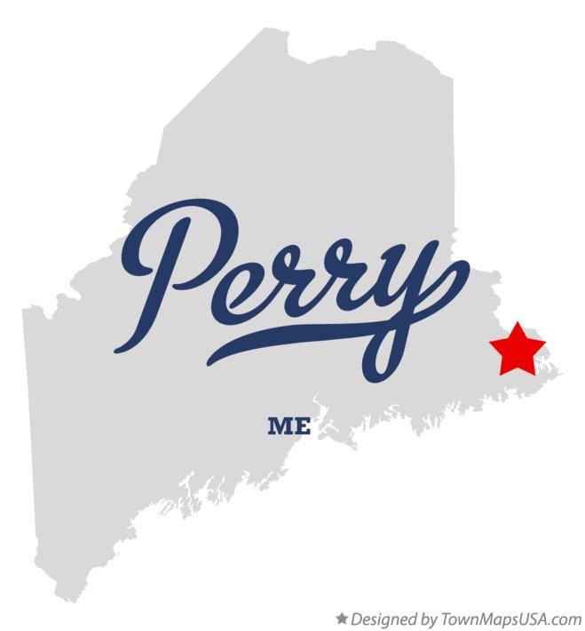 Map of Perry Maine ME