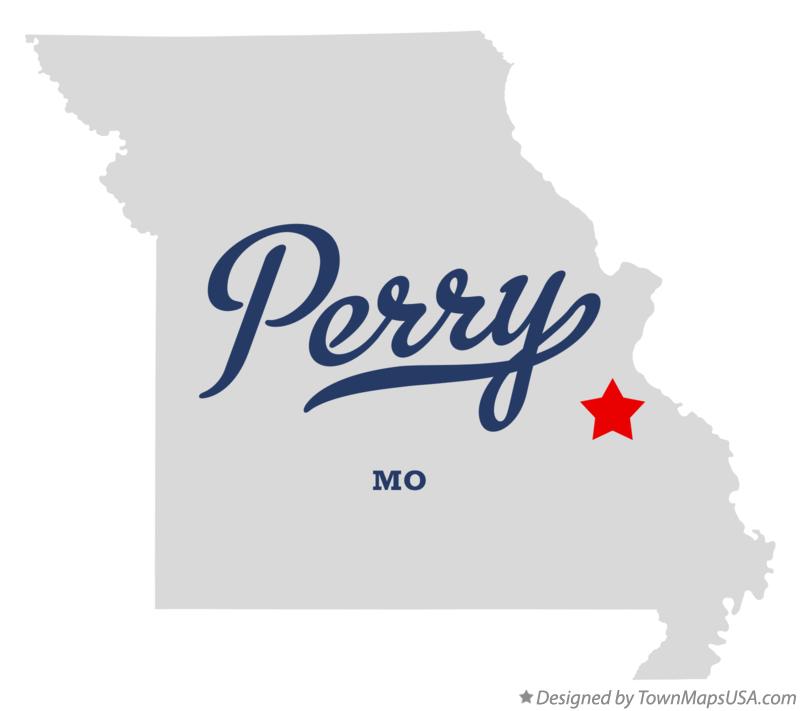 Map of Perry Missouri MO