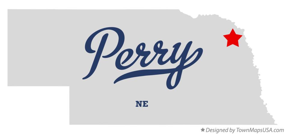 Map of Perry Nebraska NE
