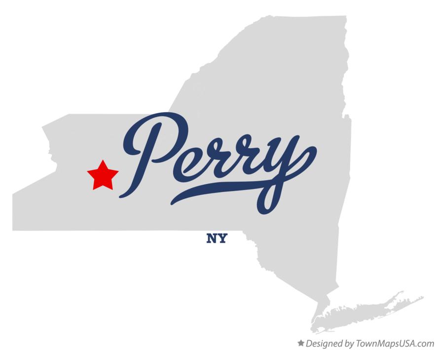 Map of Perry New York NY