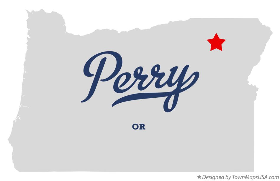 Map of Perry Oregon OR