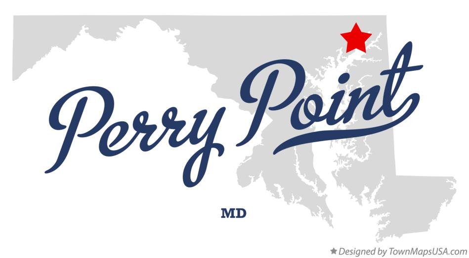 Map of Perry Point Maryland MD