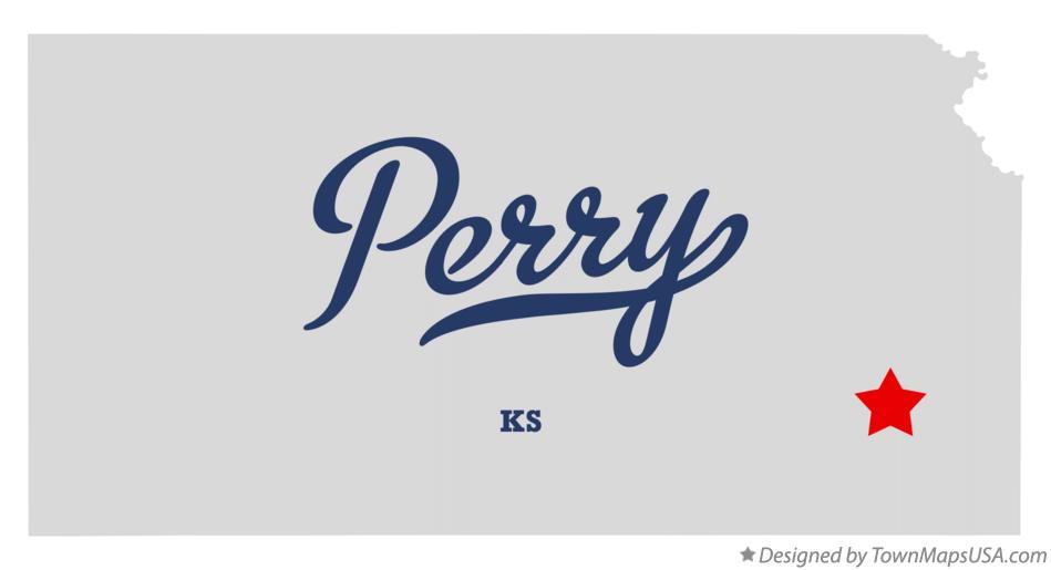 Map of Perry Kansas KS