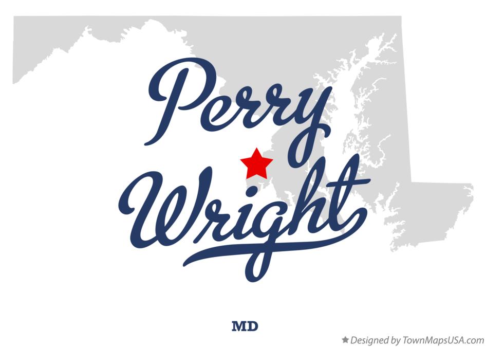 Map of Perry Wright Maryland MD