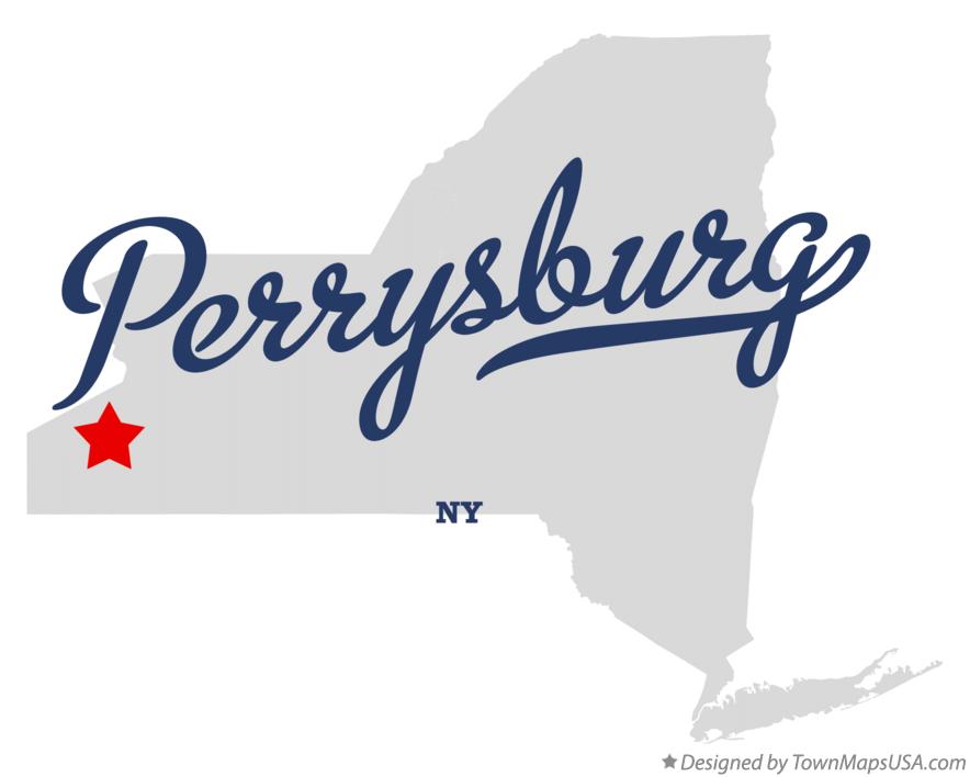 Map of Perrysburg New York NY