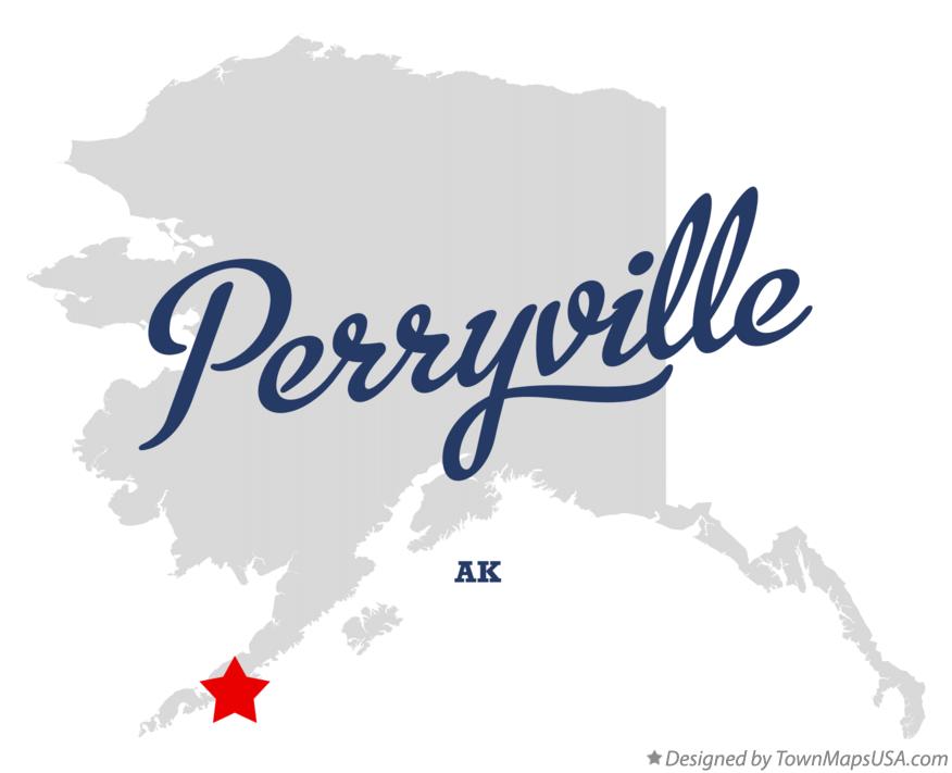 Map of Perryville Alaska AK