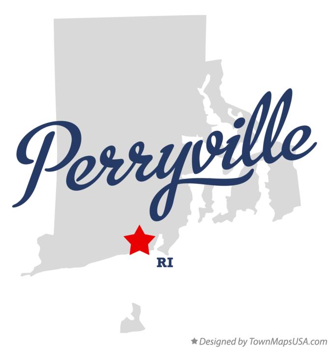 Map of Perryville Rhode Island RI