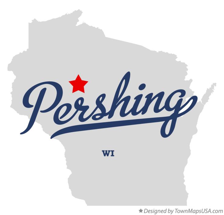 Map of Pershing Wisconsin WI