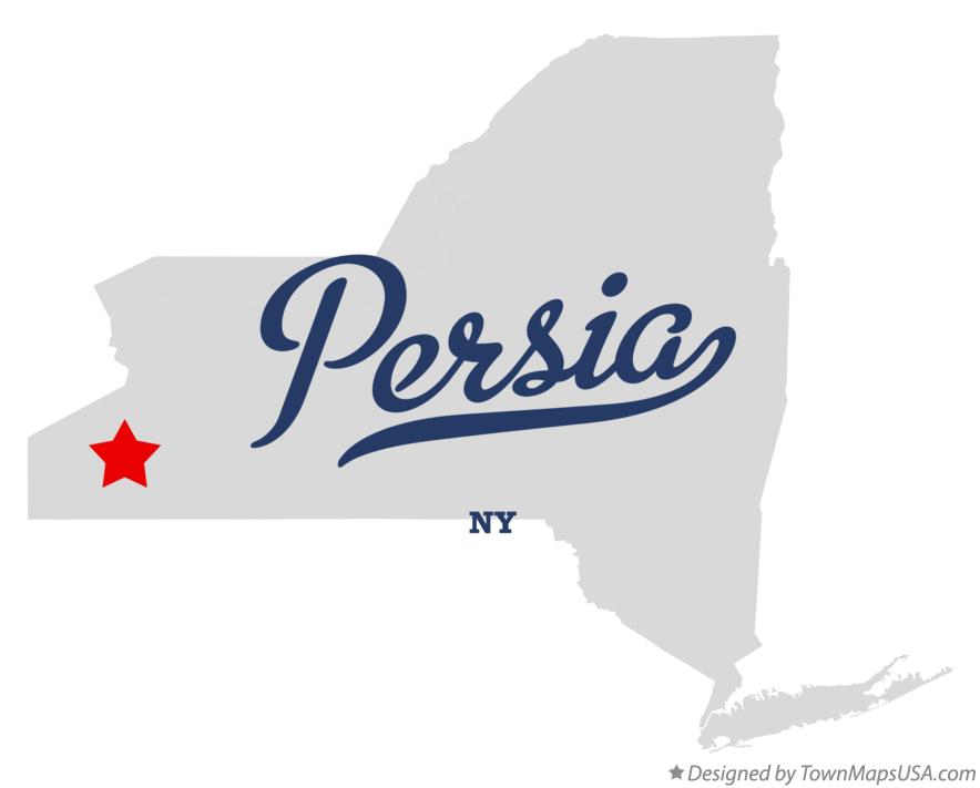 Map of Persia New York NY