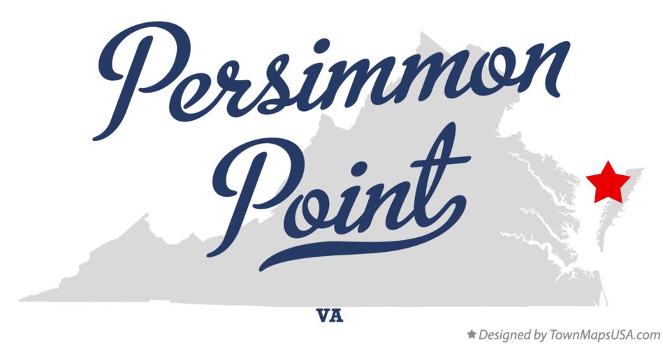 Map of Persimmon Point Virginia VA