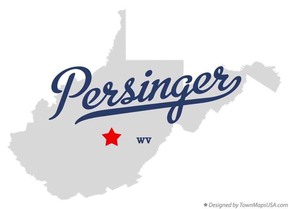 Map of Persinger West Virginia WV
