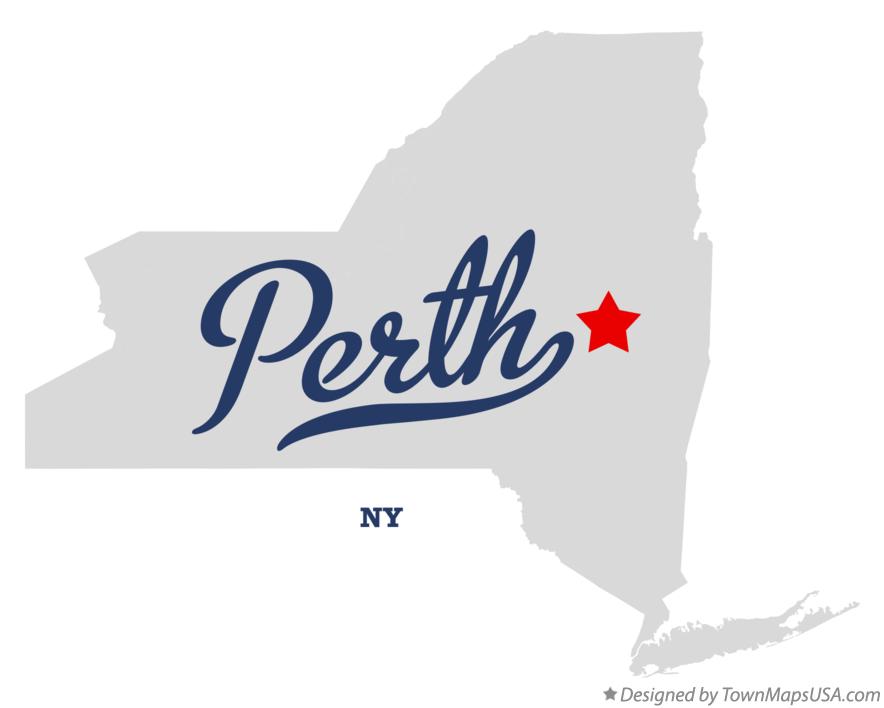 Map of Perth New York NY