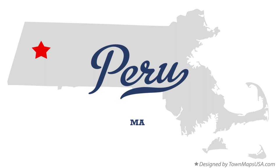 Map of Peru Massachusetts MA