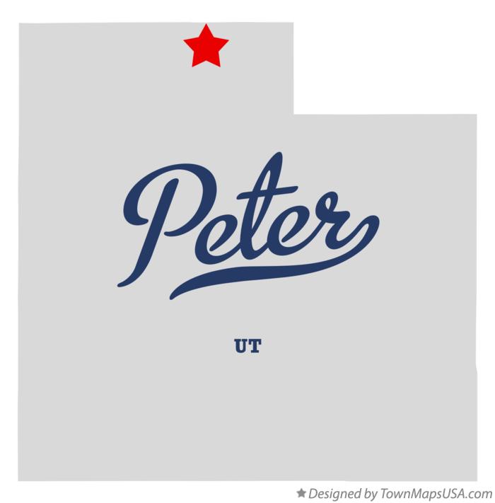 Map of Peter Utah UT
