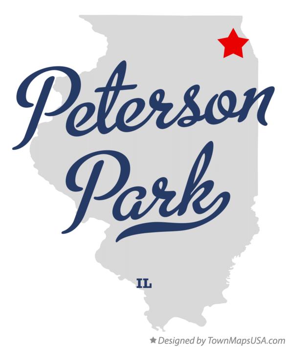Map of Peterson Park Illinois IL