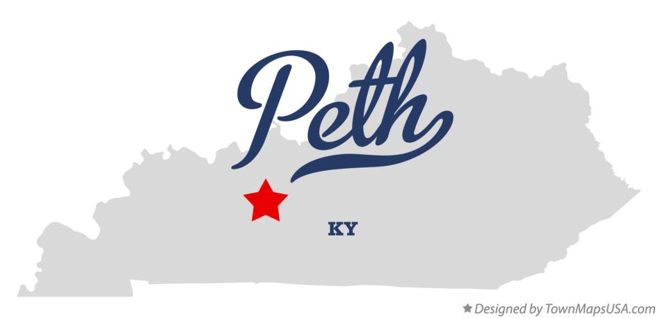 Map of Peth Kentucky KY