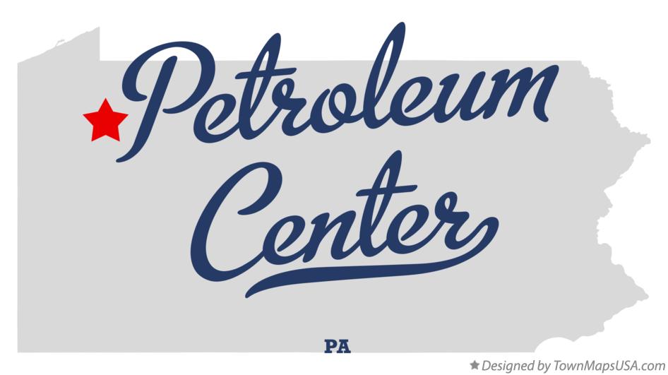 Map of Petroleum Center Pennsylvania PA