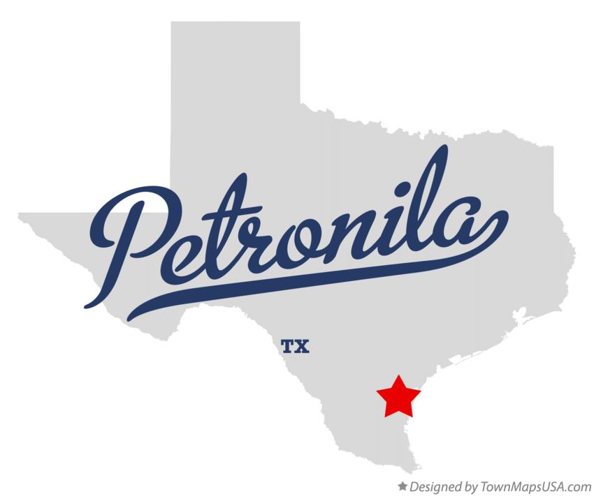Map of Petronila Texas TX
