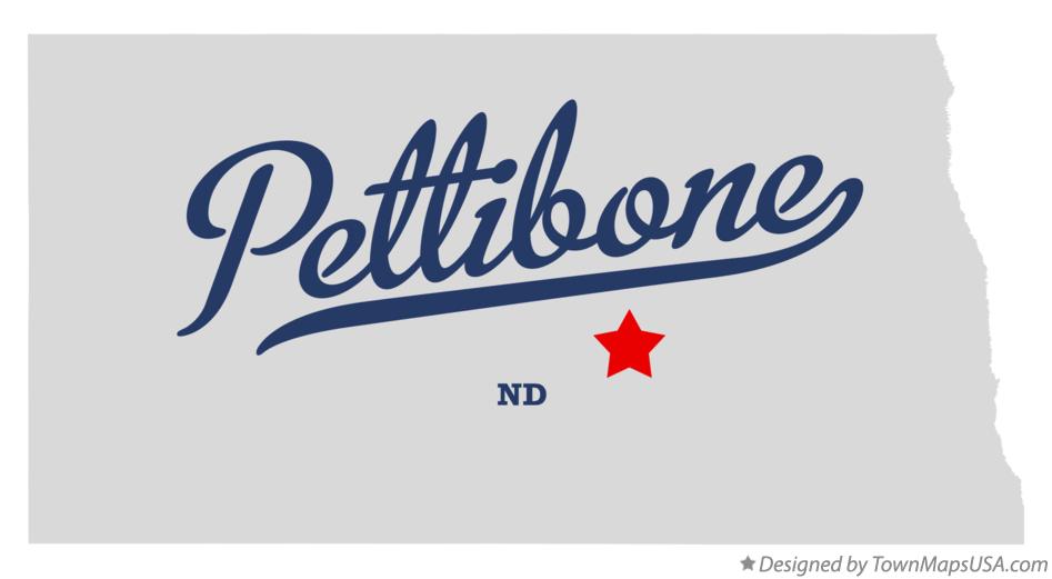 Map of Pettibone North Dakota ND