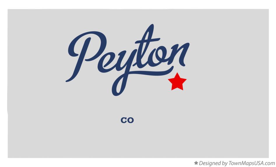 Map of Peyton Colorado CO