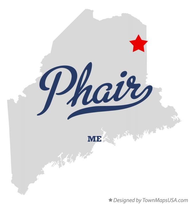 Map of Phair Maine ME