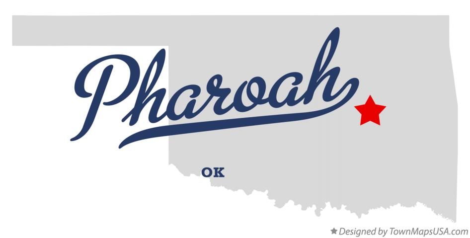 Map of Pharoah Oklahoma OK