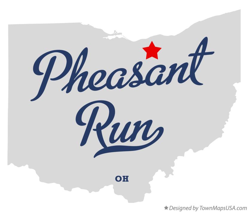 Map of Pheasant Run Ohio OH