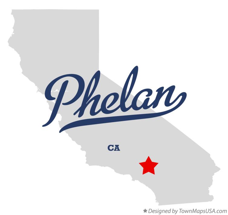Map of Phelan California CA