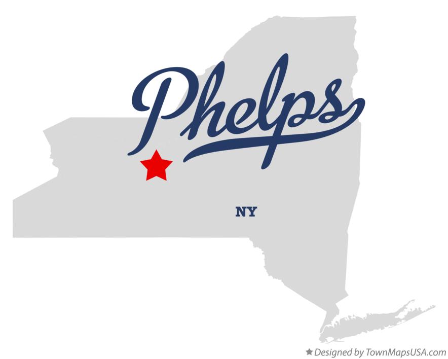 Map of Phelps New York NY