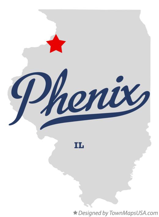 Map of Phenix Illinois IL