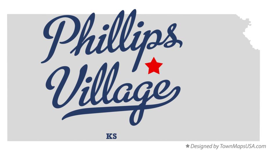 Map of Phillips Village Kansas KS