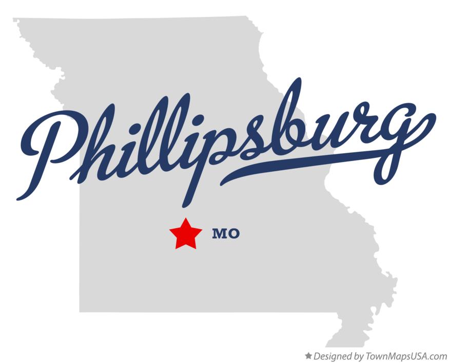 Map of Phillipsburg Missouri MO
