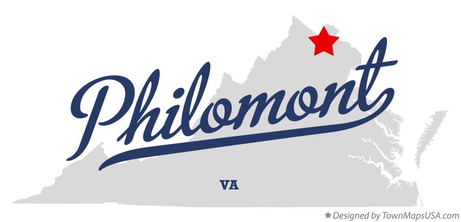 Map of Philomont Virginia VA