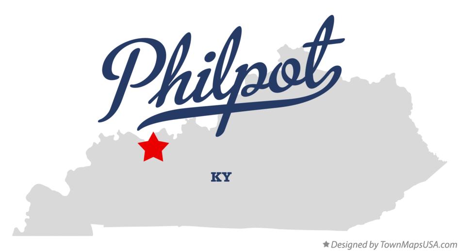 Map of Philpot Kentucky KY