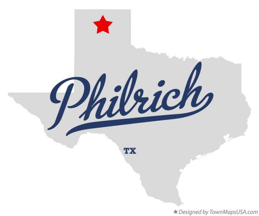 Map of Philrich Texas TX