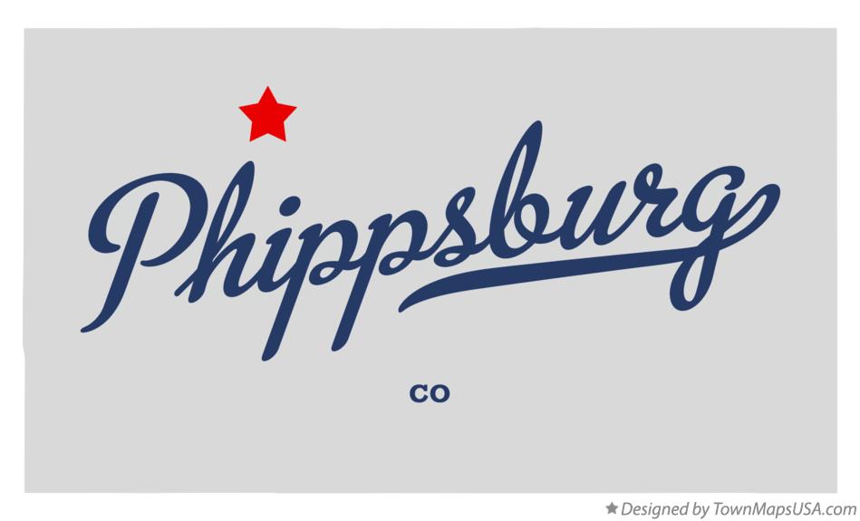 Map of Phippsburg Colorado CO